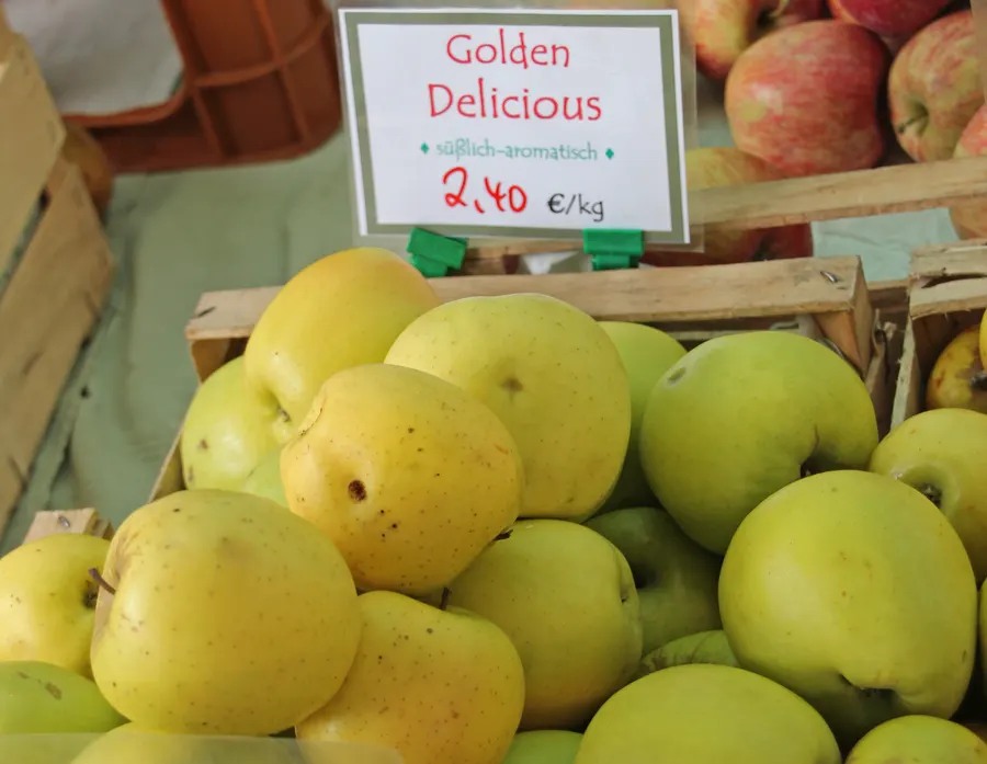Golden Delicious apples – variety available at G.T. Cebotari nursery